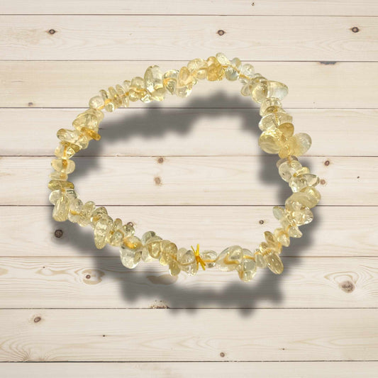 Bracelet en Citrine Naturelle – Énergie et Clarté